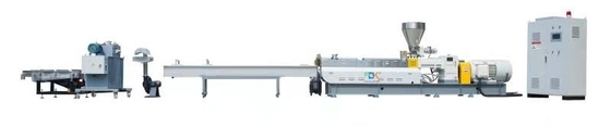 50-160mm PVC PET ABS Pellet Plastic Granule Making Machine Linea di produzione per la granulazione