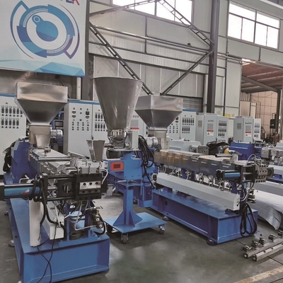 Macchina di estrusione di granuli di plastica paralleli a doppia vite a rotazione con velocità di 500 giri al minuto